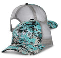 Peterbilt Green Dotted Camo Trucker Snapback Cap Hat
