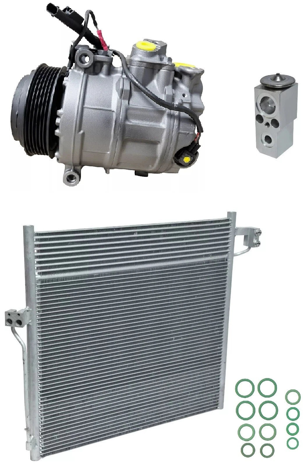 AC Compressor Kit With Condenser for Mercedes S550 4.7L (2017–2017)