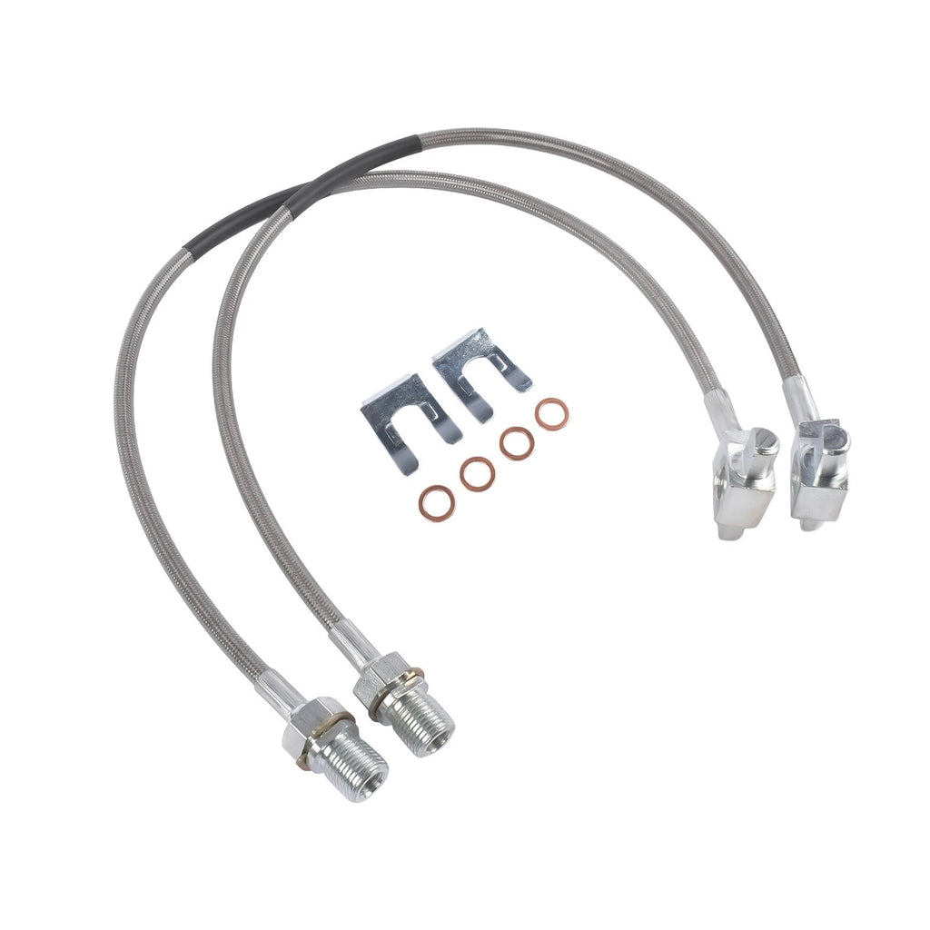 Extended Front Stainless Steel Brake Lines for GMC Chevy K10 (1971-1978)