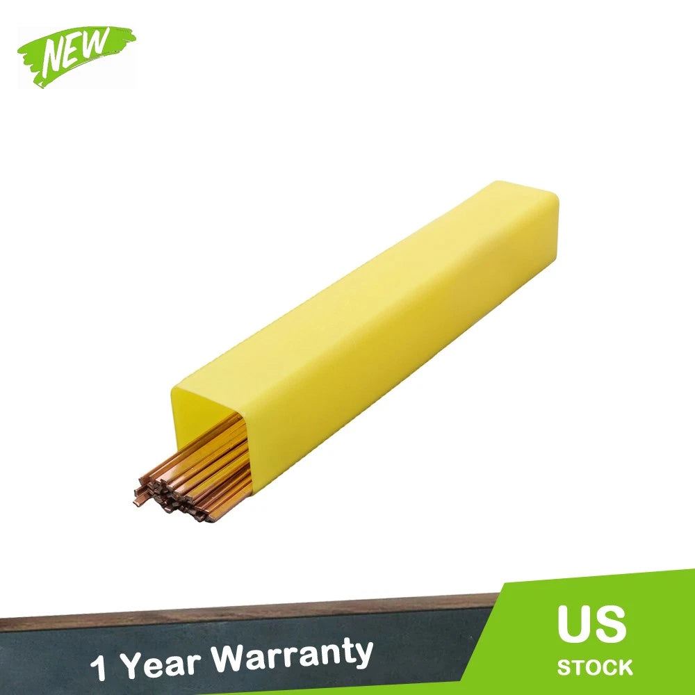 Set of 40 Phosphor Copper Brazing Rods AWS BCup-1 0.050" × 1/8" × 10"