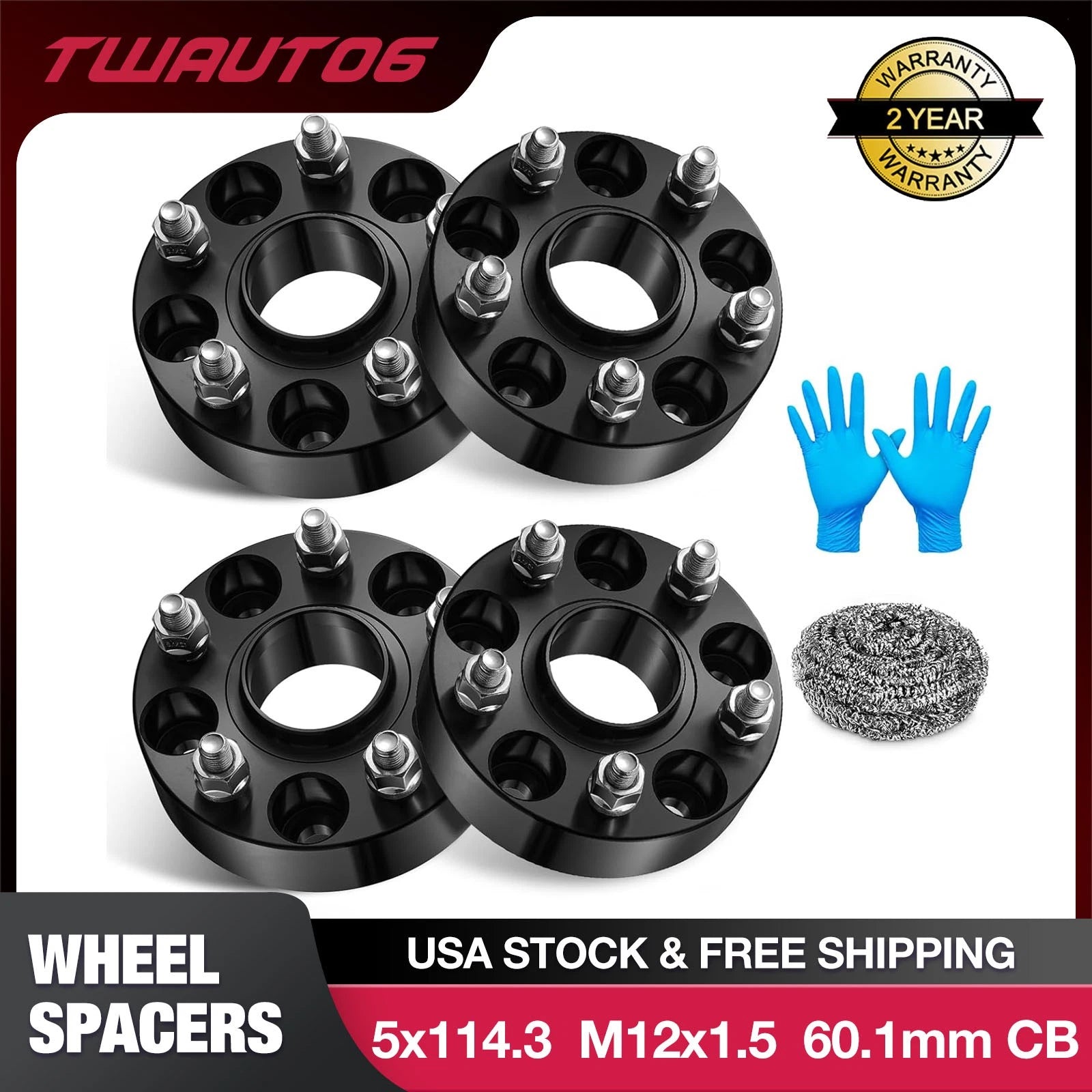 Hubcentric Wheel Spacers 1.5" for Lexus ES250 Toyota Avalon Matrix (2010–2012)
