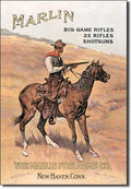 Vintage Replica Tin Metal Sign for Marlin 22 Rifle