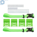 Set of 2 Heavy Duty Trailer Tire Straps for Secure Wheel Chocking