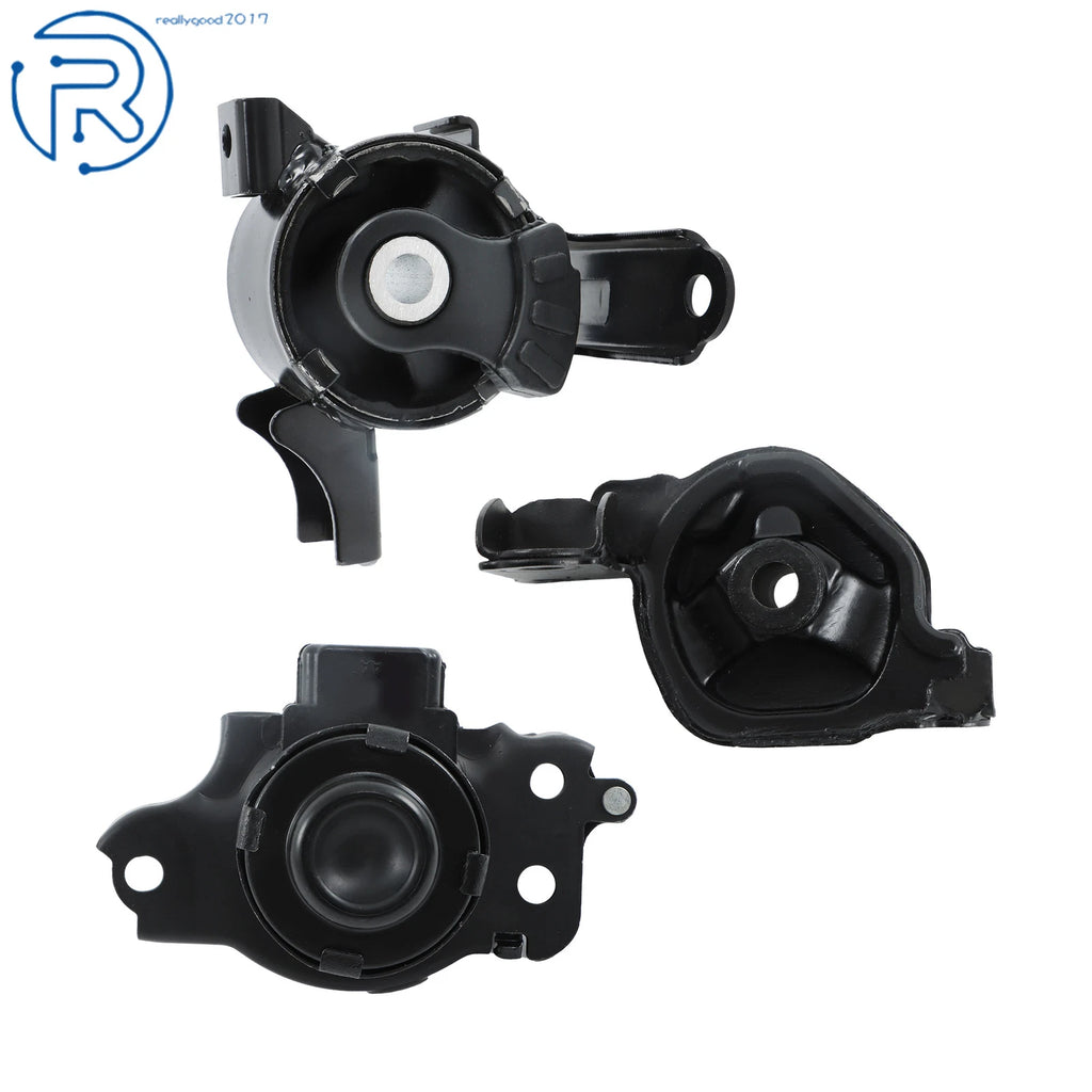3X Engine Motor & Trans Mount Kit for Honda Fit (2007–2008) L4 1.5L
