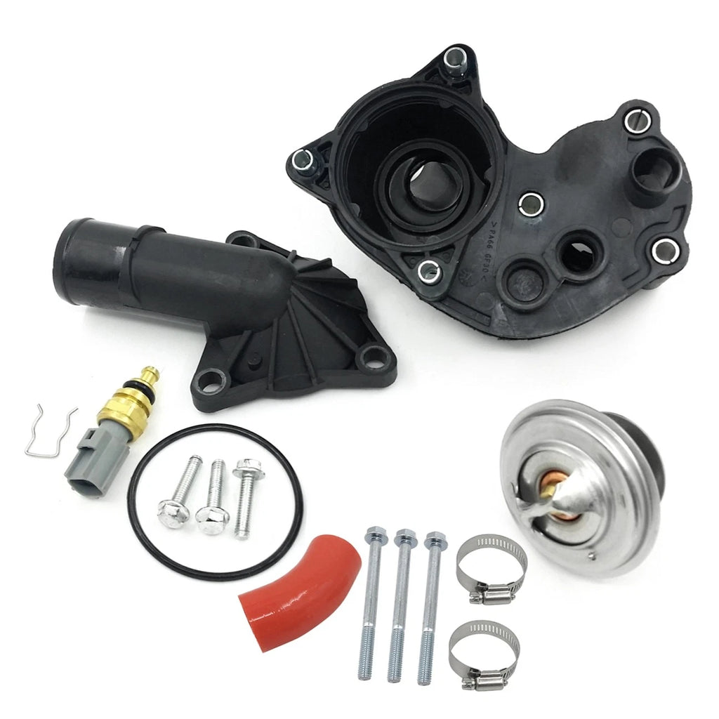 Thermostat with Housing Assembly for Ford Mustang V6 4.0L (2005–2010)