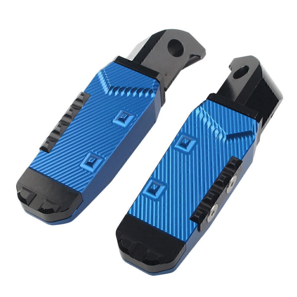 CNC Rear Passenger Footrests Foot Pegs for Yamaha FZ1 YZF R3 (2006–2020) Blue