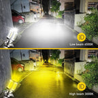 Auxito H4 9003 LED Headlight Bulb for Motorcycle (All-in-1)