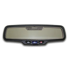 Brushed Rectangle Rear View Mirror Trim w/'Camaro' for 2010-2013 Camaro w/Sensor