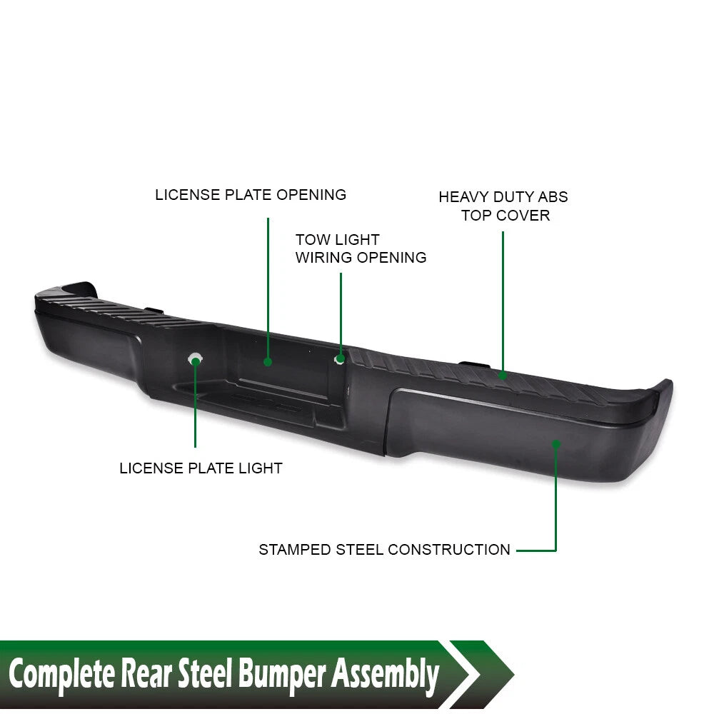 Rear Step Bumper Assembly for Ford F-150 (2009–2014)