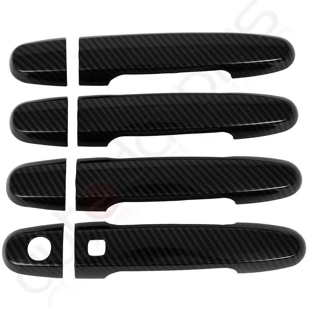Set of 4 Door Handle Covers for Toyota Matrix (2003–2014) Carbon Fiber
