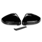 Gloss Black Side Mirror Cover Caps for Audi A4 B9 S4 A5 S5 RS5 (2017–2025)