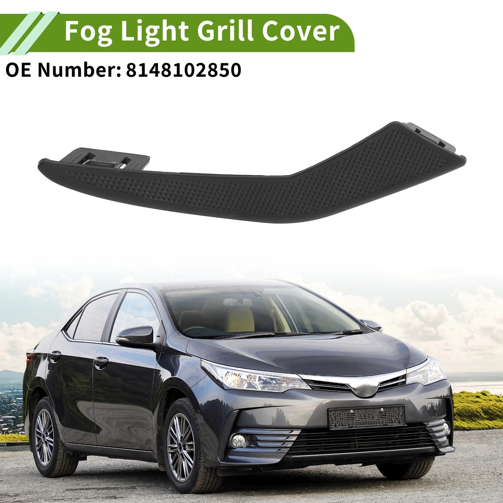 1 Pc Fog Light Grill for Toyota Corolla (2019–2021) No. 8148102850