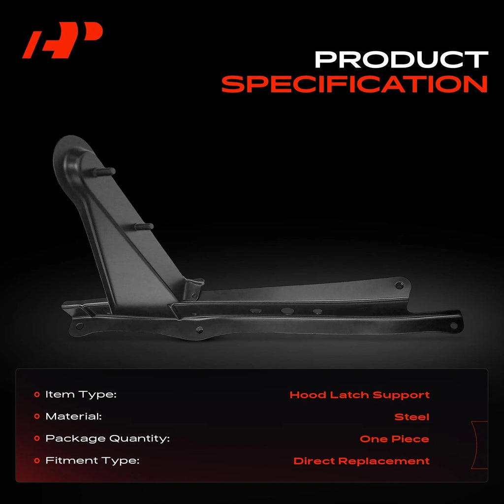 Steel Hood Latch Support Front Side for Toyota Tacoma (2012–2015)