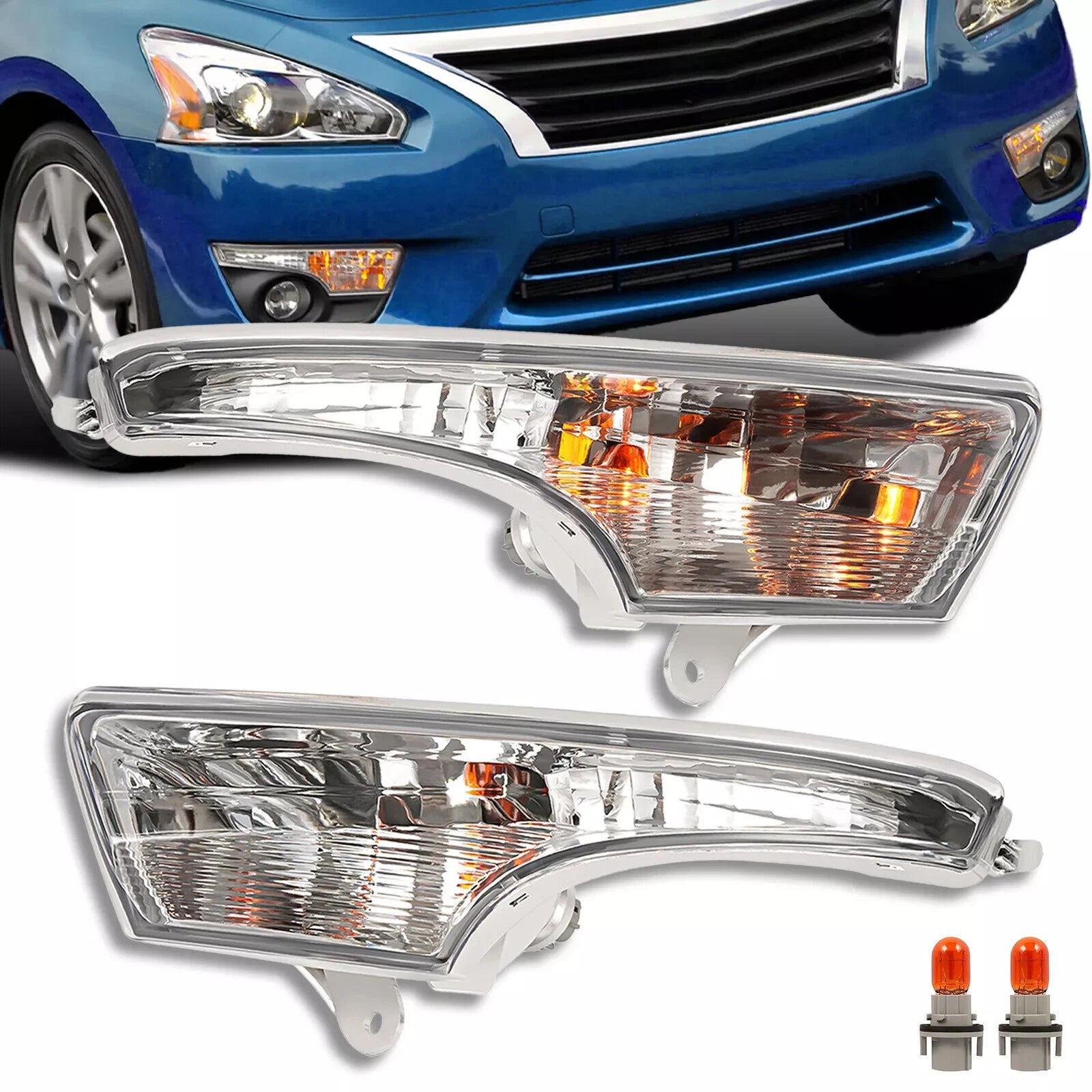 Turn Signal Lights Assembly Set of 2 for Nissan Altima Sedan (2013–2018)