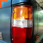 Rear Tail Light Lamp Pair for Mitsubishi Triton Ute (1987-1996) Black