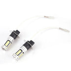 2X H3 LED Fog Light Bulbs Conversion Kit 50W 1800LM 6000K