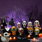 Halloween Ghost Pumpkin Decor Skull Skeleton Car Interior Decorations Kit for