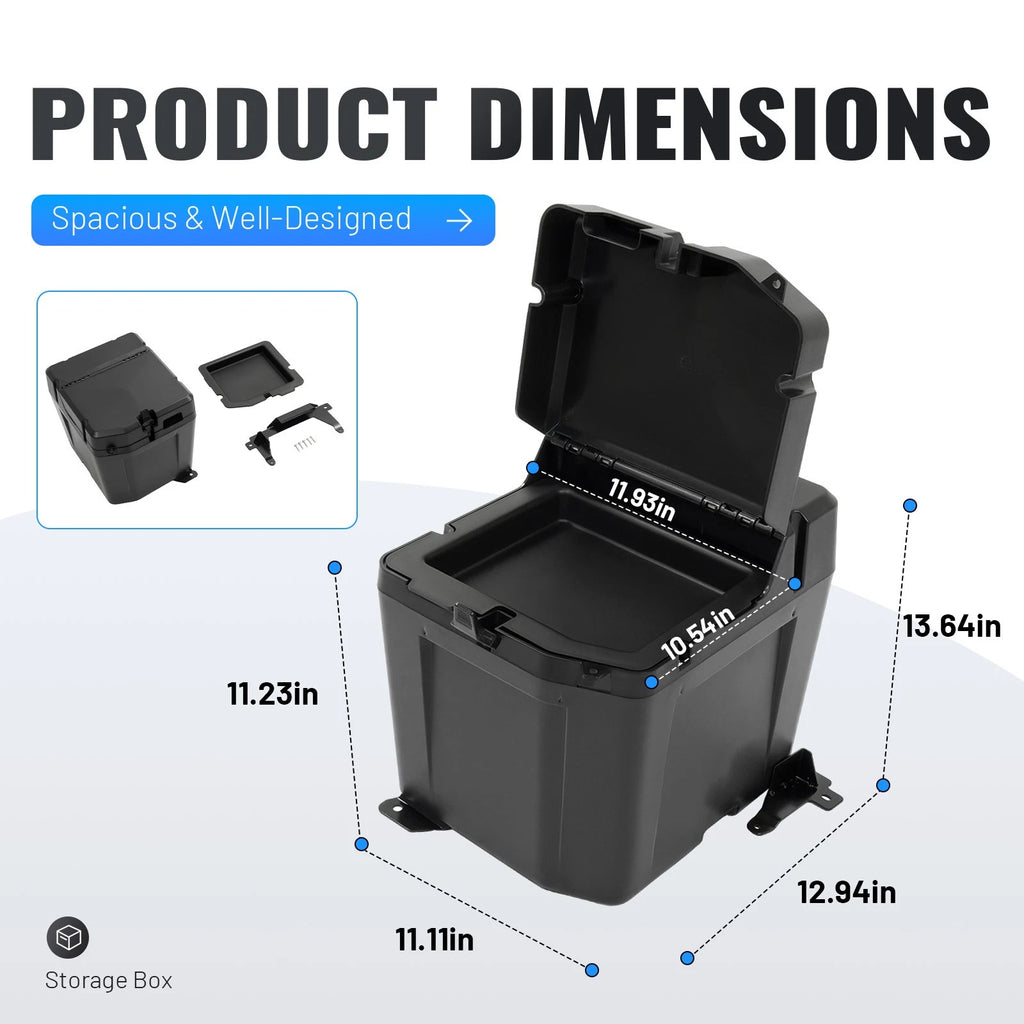 Under Seat Storage Box for Polaris Ranger XP 1000 (2018–2023)