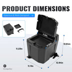 Under Seat Storage Box for Polaris Ranger XP 1000 (2018–2023)