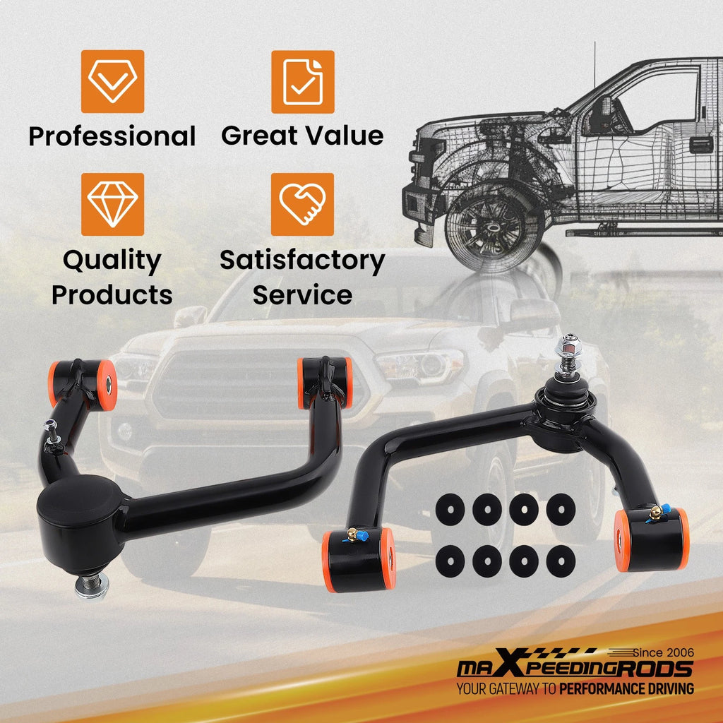 Set of 2 Front Upper Control Arms for Toyota Tacoma (2004–2022)