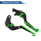 Adjustable Brake Clutch Levers for Honda NC700/NC750 S/X (2012–2020) Black Green