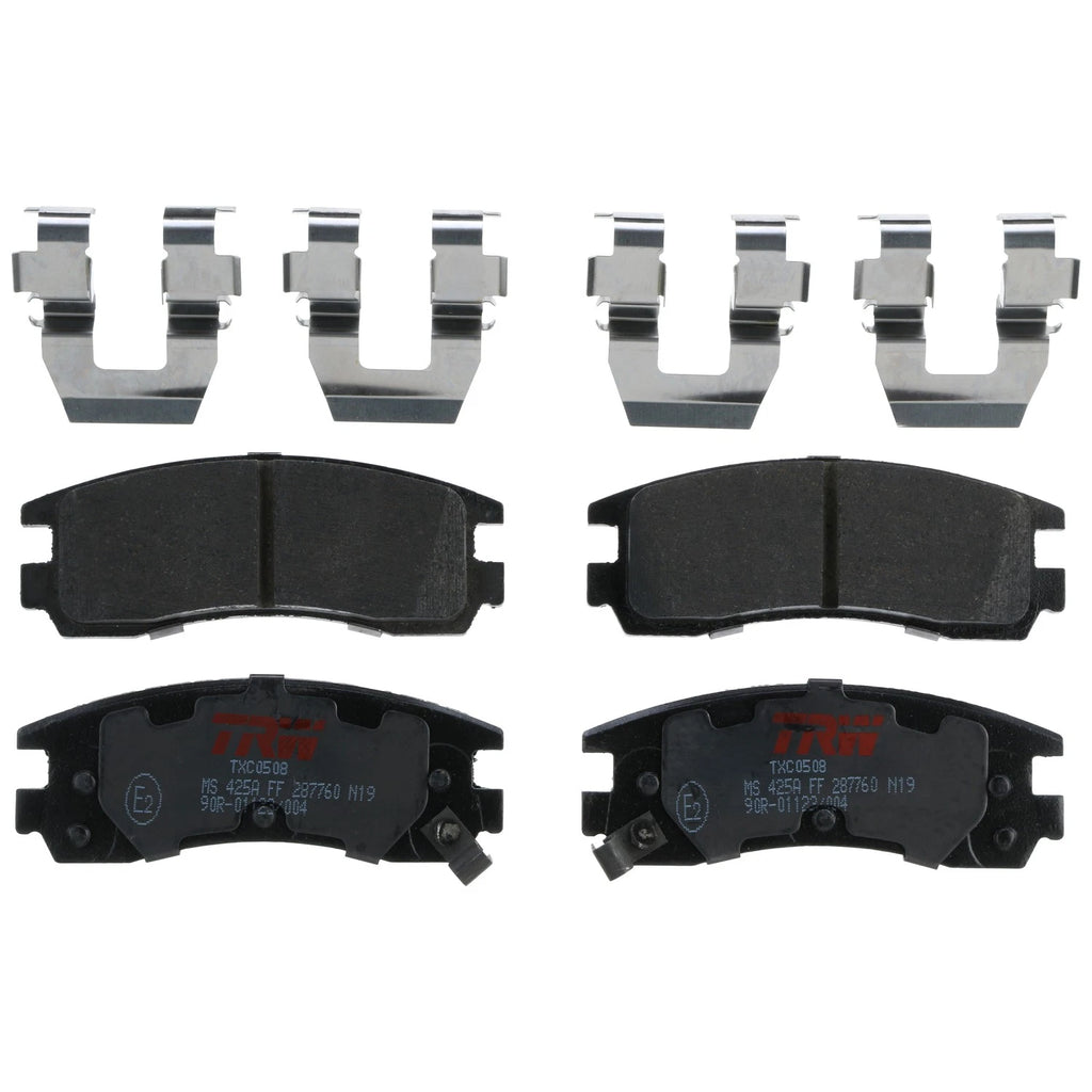 Set of 4 Disc Brake Pads for Cadillac DeVille (1994–1996)