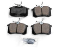Set of 4 Akebono Euro Rear Disc Brake Pads for (EUR340A)