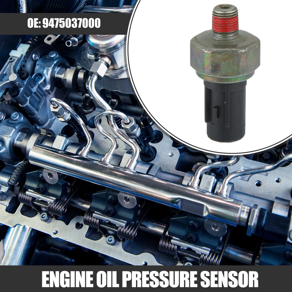 Engine Oil Pressure Sensor for Hyundai Accent (2012–2019) No. 9475037000 Black