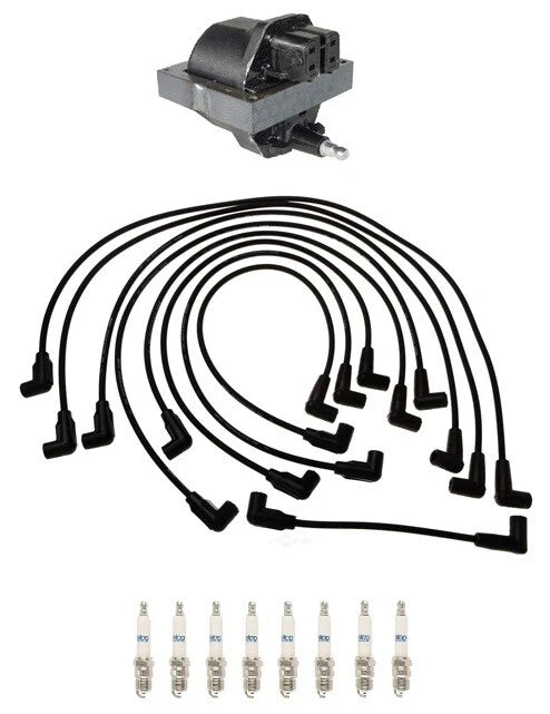 Ignition Wires & Spark Plugs Kit for G10 G20 P30 G1500 P3500 (V8)