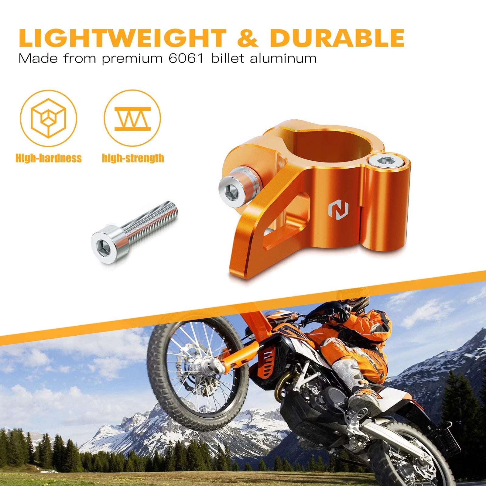 Fat Foot Pegs Kickstand Tip for KTM 690 Enduro R/RA (2008–2023)