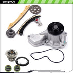 Timing Chain Kit + Water Pump + Thermostat for Honda Civic 2006–2011