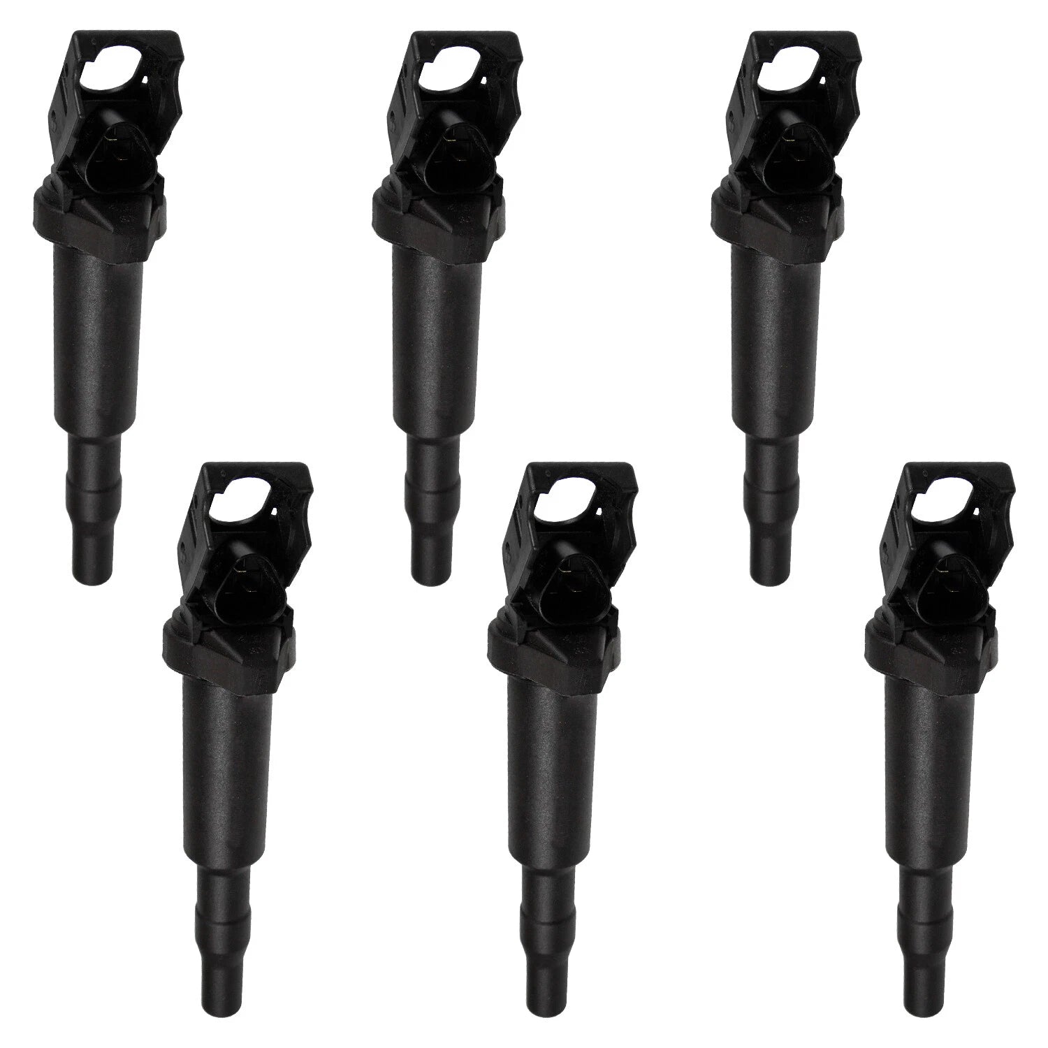Set of 6 NGK Ignition Coils for BMW E46 E83 E36 (1998–2006) 49010