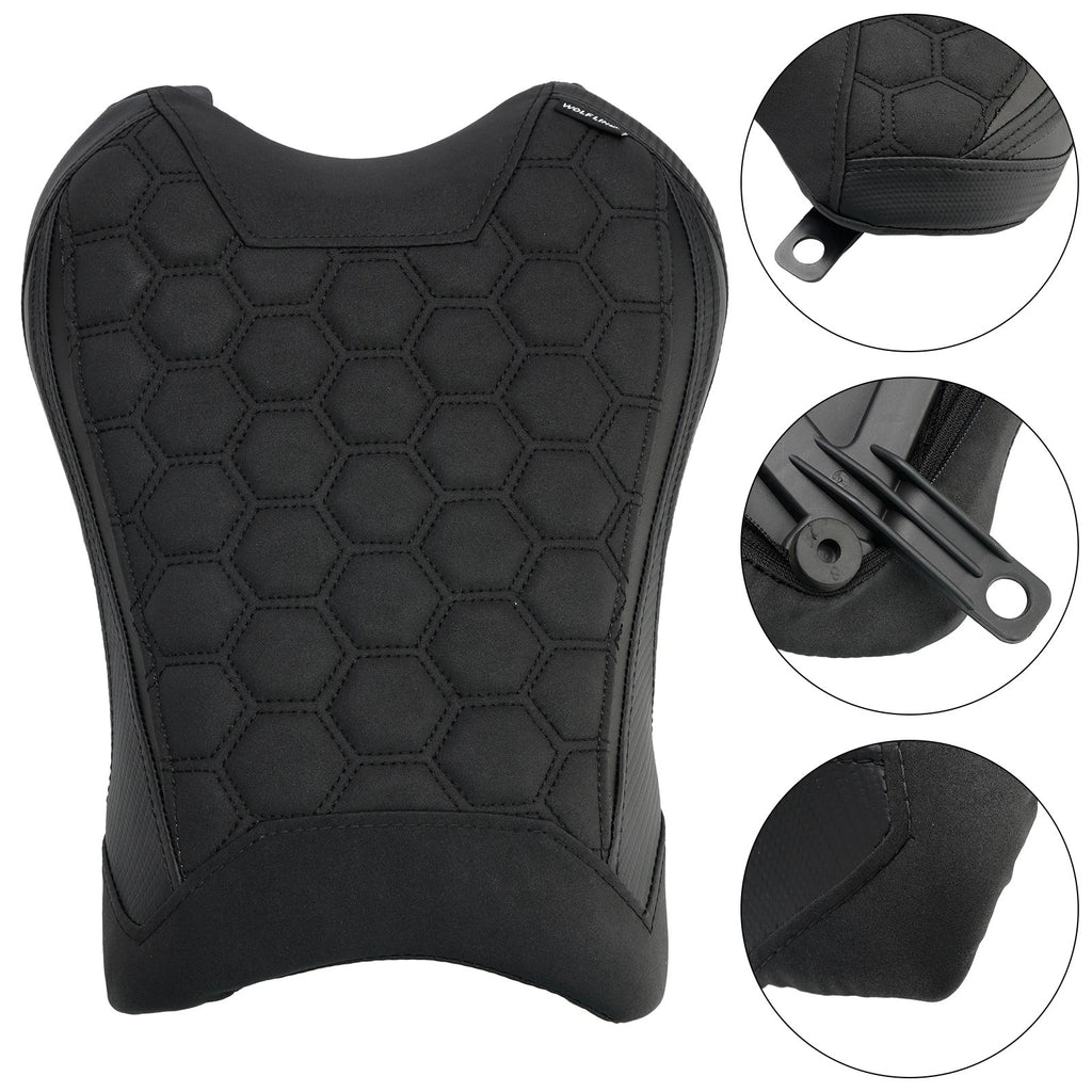 Front Driver Raider Seat Pillion Saddle Black for Kawasaki ZX-10R/RR (2021–2023)