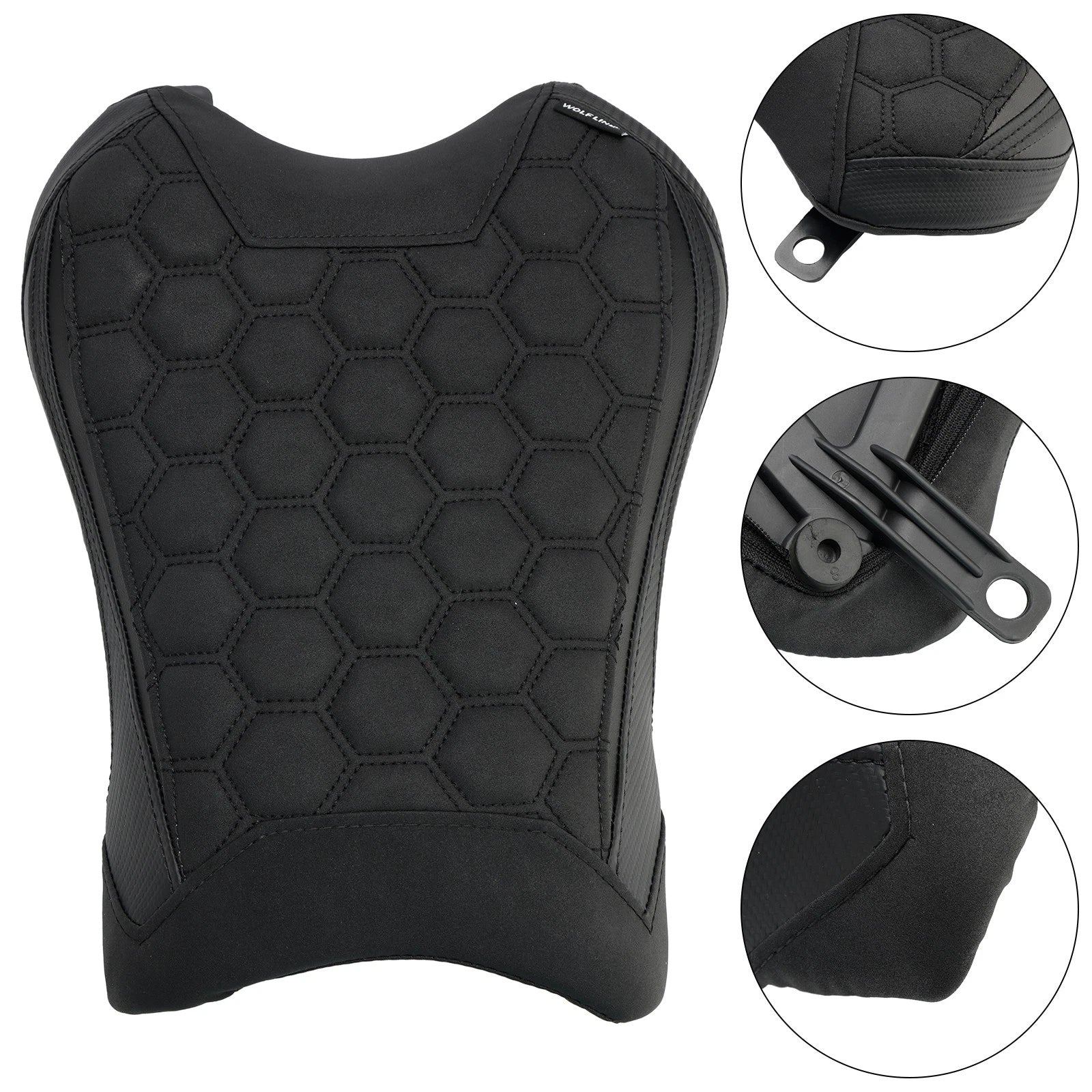 Front Driver Raider Seat Pillion Saddle Black for Kawasaki ZX-10R/RR (2021–2023)