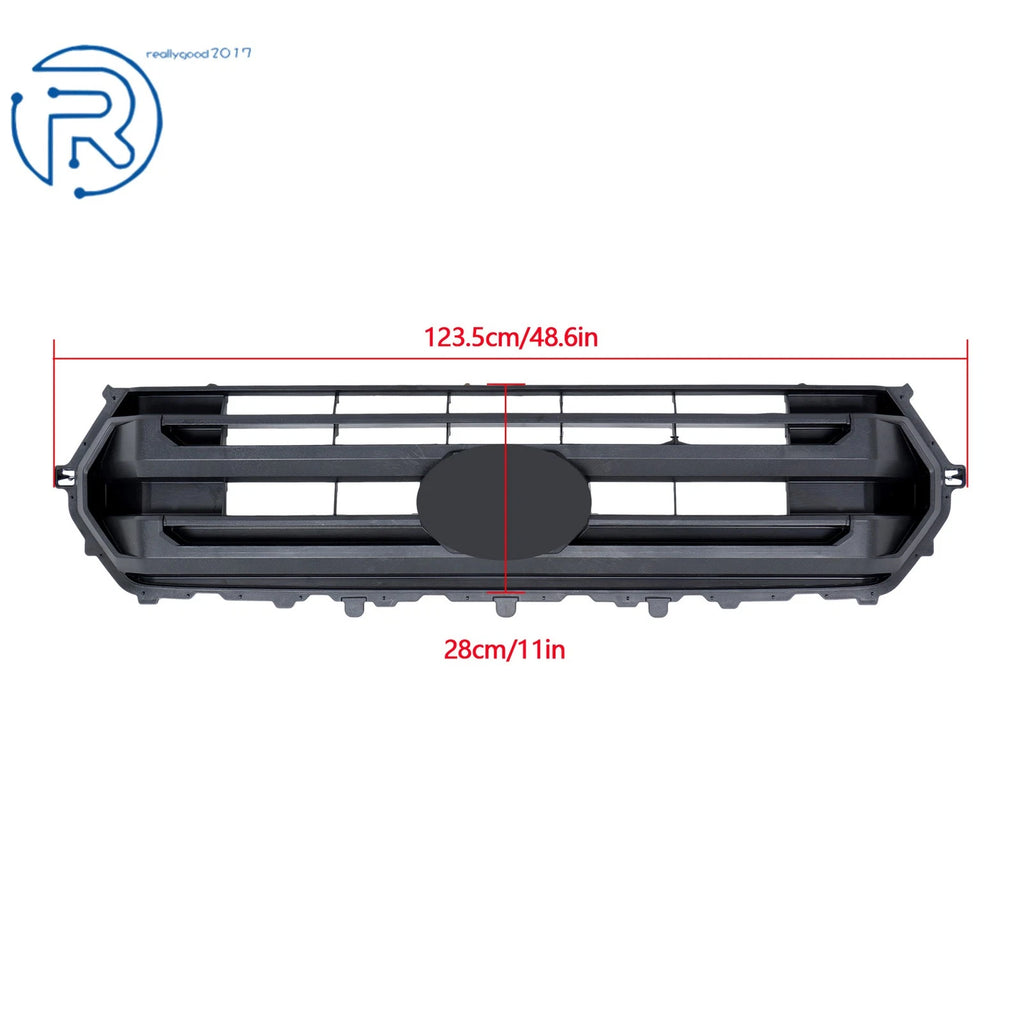 Front Bumper Upper Grille Panel for Toyota Tacoma (2024-2025) Black