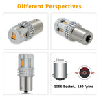 2X LED Amber Yellow Turn Signal Bulbs