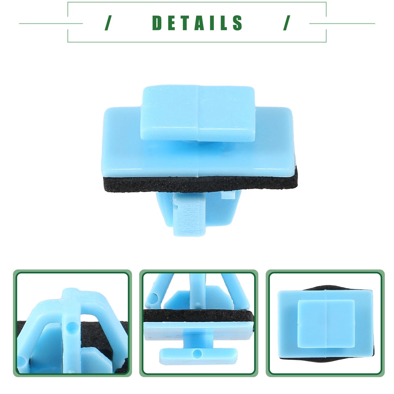 100 Pcs Wheel Opening Retainer Clips for Hyundai Santa Fe (2013–2021) No. 877561F000