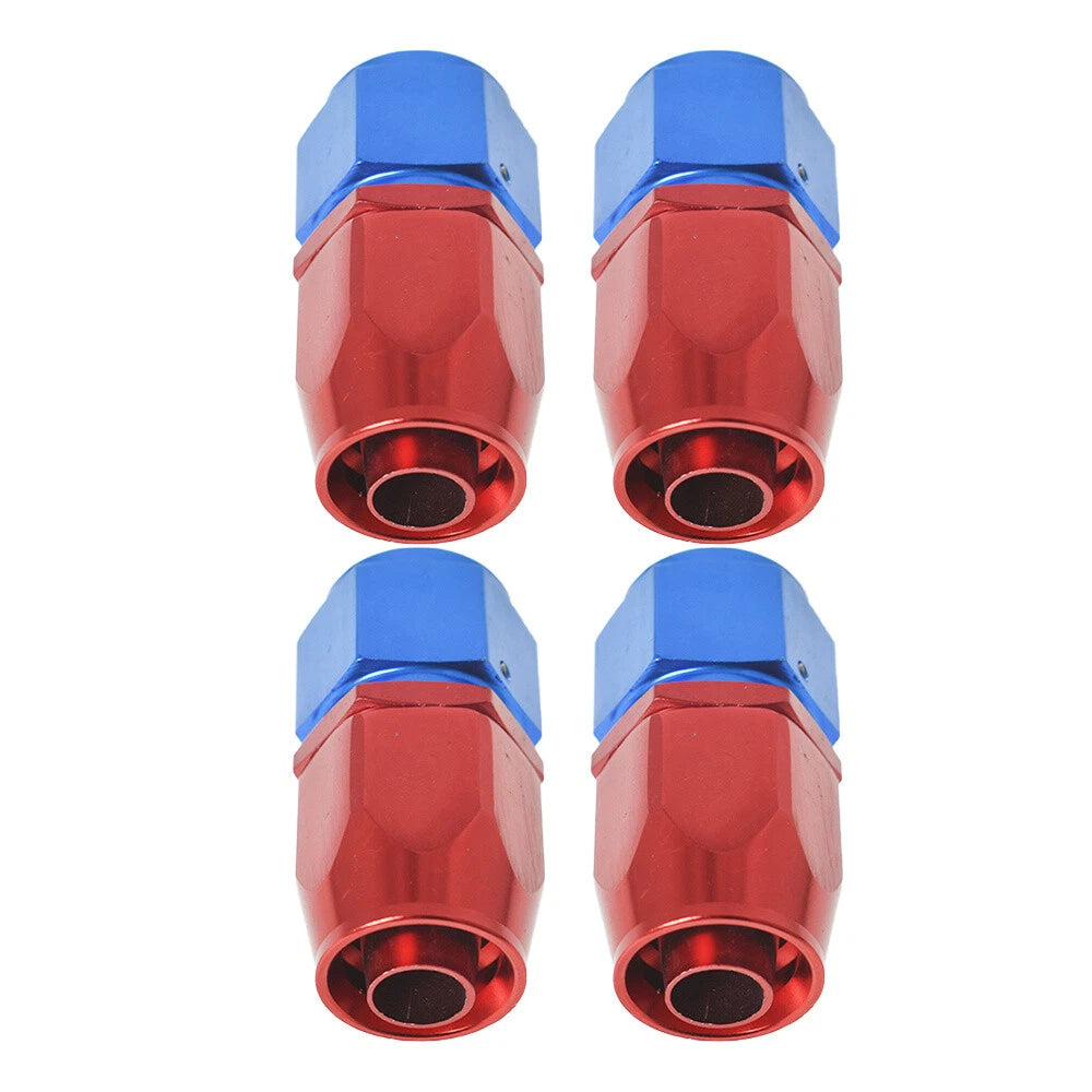 Set of 4 Swivel Straight Hose End Fittings for CPE Hose Universal