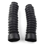 Motorcycle Universal Black Rubber Front Fork Dust Covers