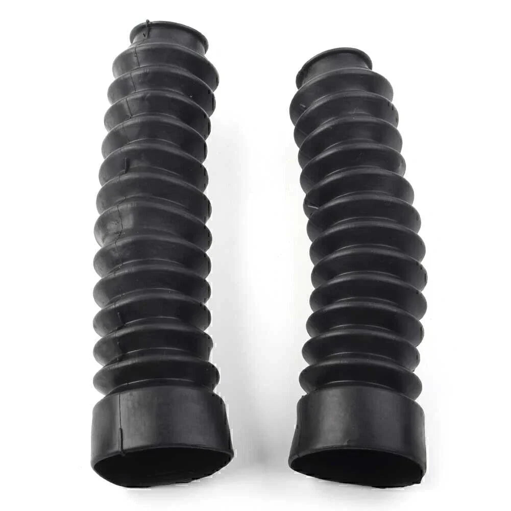 Motorcycle Universal Black Rubber Front Fork Dust Covers