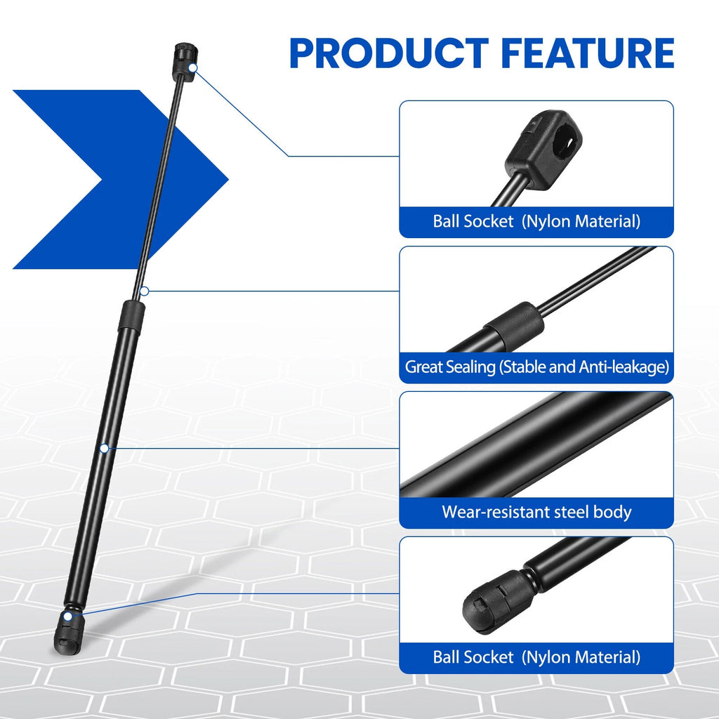 Set of 2 Gas Strut Shock Spring 18.7 Inch 40 Lbs for Leer Camper (C16-20651)