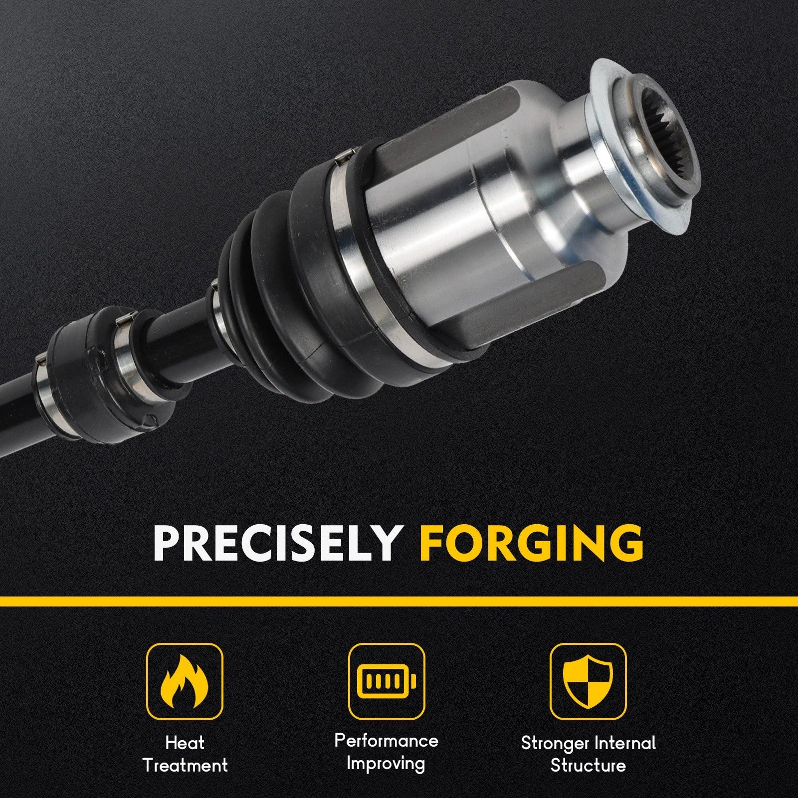 Front Passenger Side CV Axle Shaft for Kia Forte Koup Forte5 (2014–2016)