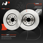 Front Disc Brake Rotors for Jeep Cherokee (2014–2023) Compass Chrysler 200