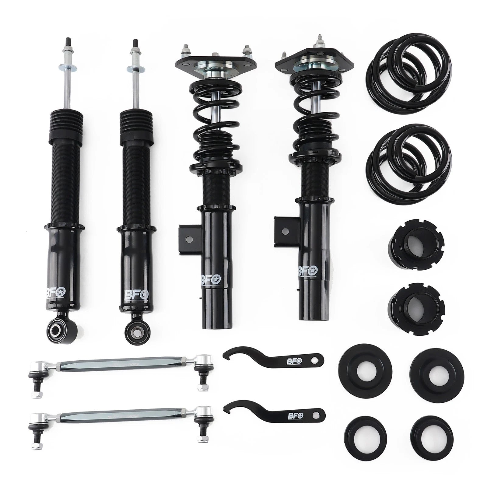 Coilover Struts Assembly for VW Golf GTI Jetta MK5 MK6 (2006–2018) Adjustable Height