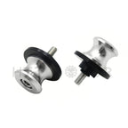 2X CNC M6 Swingarm Spools Sliders 6mm for Aprilia Yamaha YZF-R1 R6 FZ-1 (2000–2023)