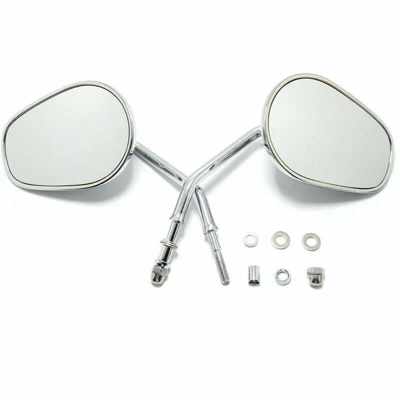 Chrome Rearview Side Mirrors for Harley Road Glide (2015-2023)
