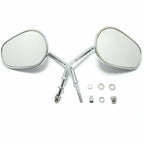 Chrome Rearview Side Mirrors for Harley Road Glide (2015-2023)