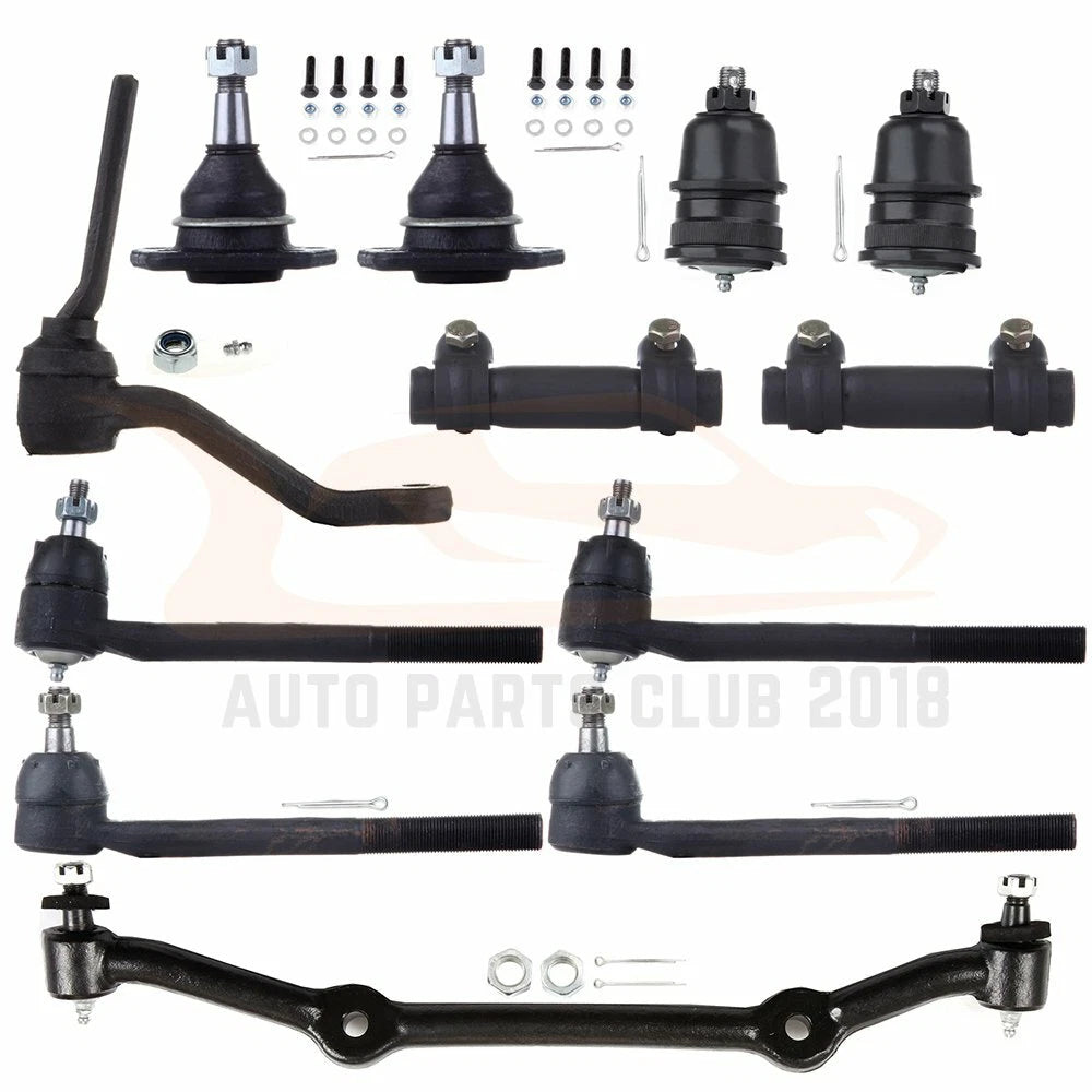 12Pcs Front Ball Joint Suspension Kit for Chevrolet S10 Pickup (1996–2003)