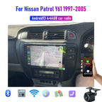 Apple CarPlay Android Auto GPS Stereo for Nissan Patrol Y61 (1997-2005)