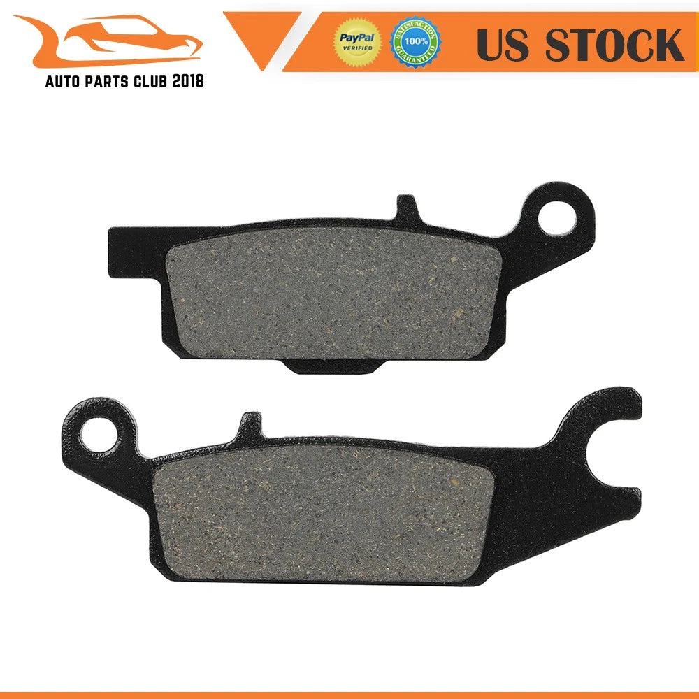 Rear Carbon Fiber Brake Pads for Yamaha Grizzly 550 YFM550FG (2009–2012) FA445